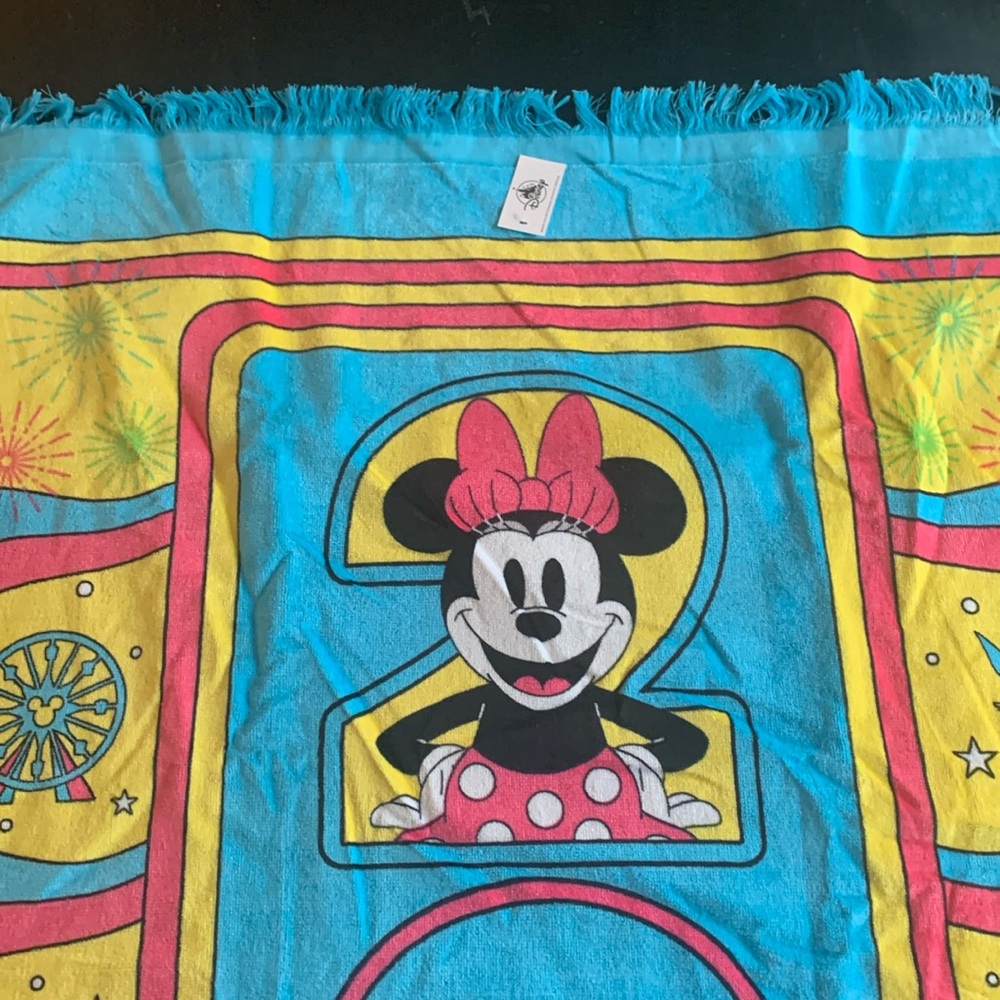 Disneyland 2024 resort beac towel
